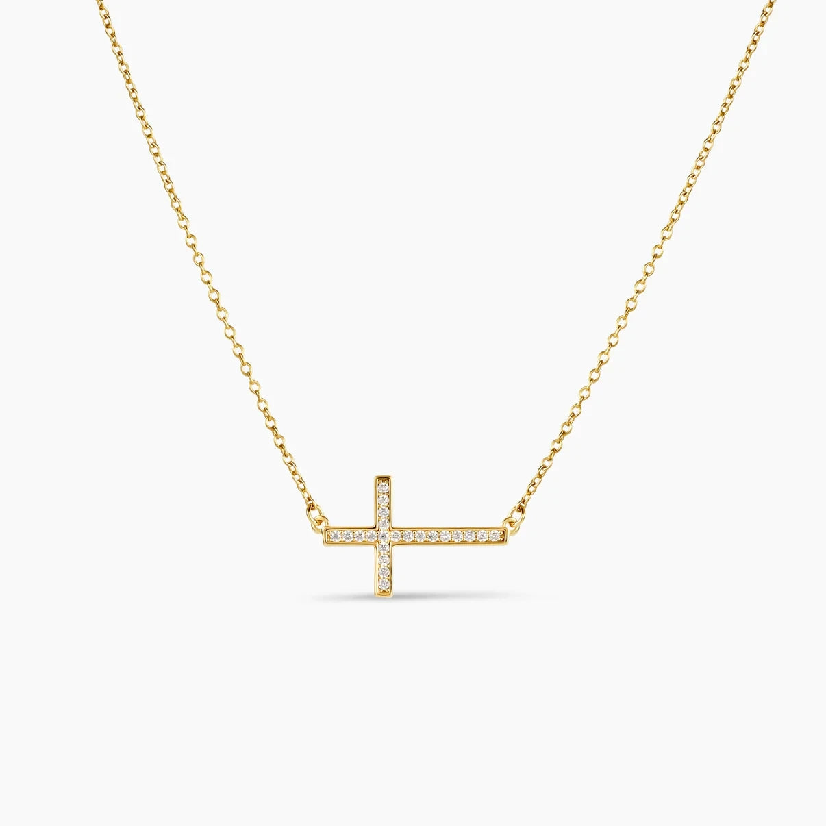 Custom Dainty Cross Pendant Necklace