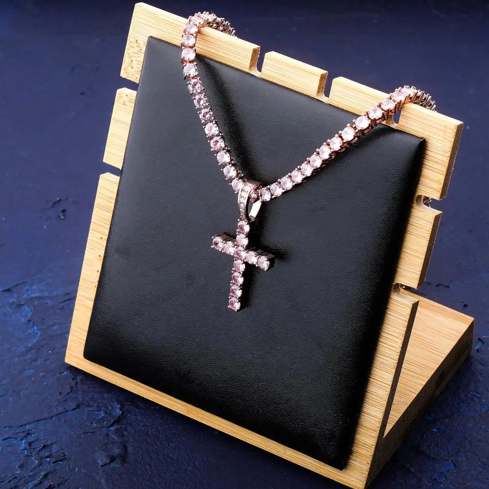 Hip Hop Pico Harvey Cross Pendant Necklace