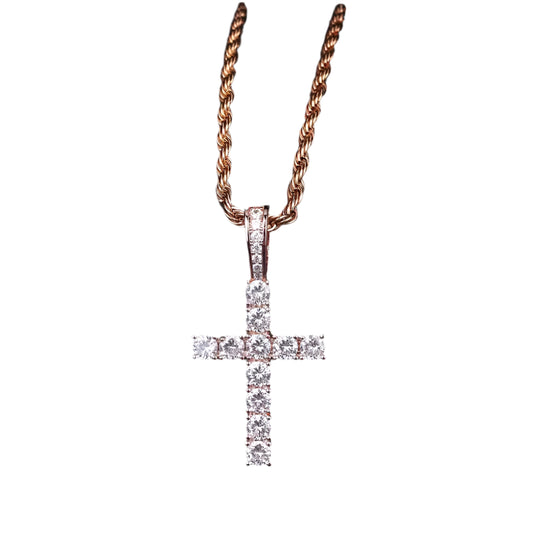 Hip Hop Pico Harvey Cross Pendant Necklace