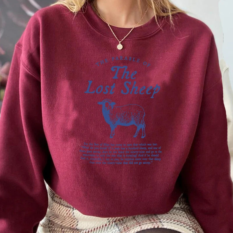 Parable of The Lost Sheep Bible Verse Sweatshirt