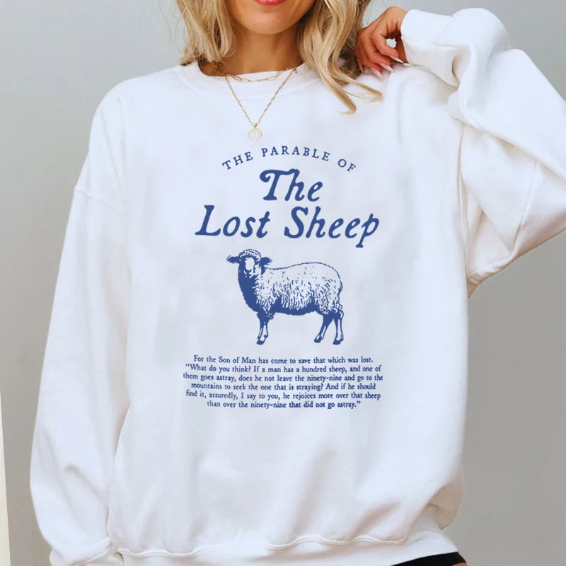 Parable of The Lost Sheep Bible Verse Sweatshirt