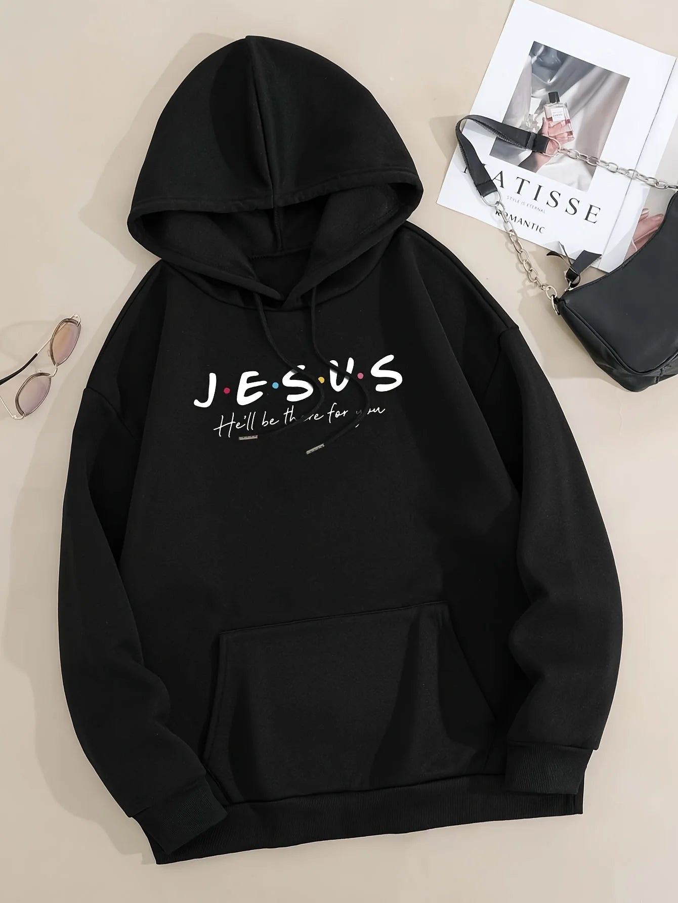 Jesus Print Hoodies