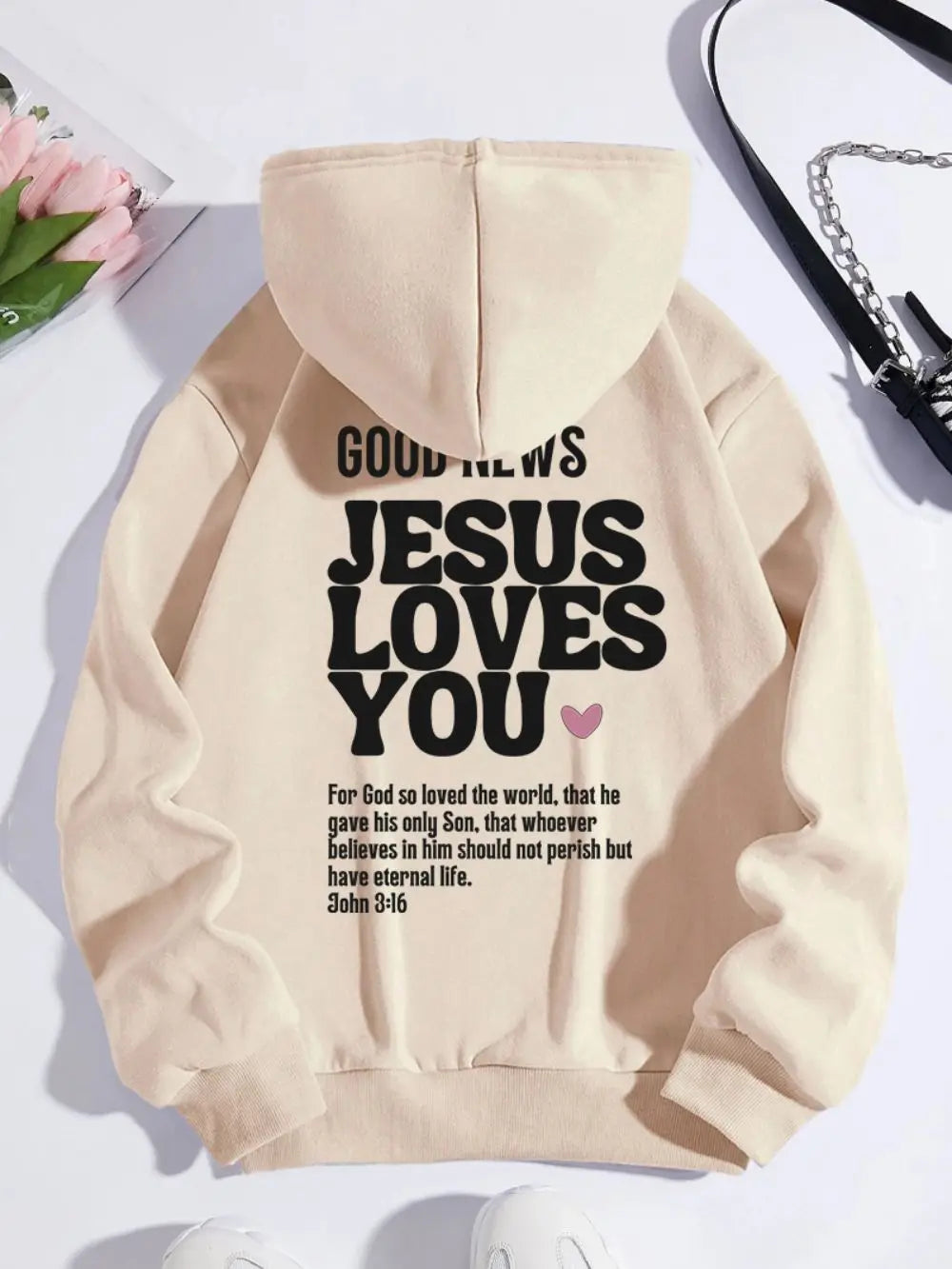 Good News Jesus Loves You Hoodies