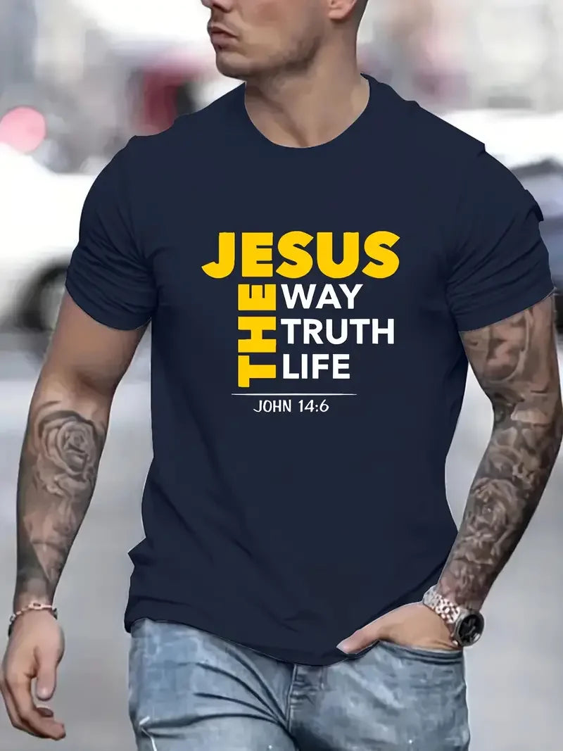 Jesus Print T Shirt