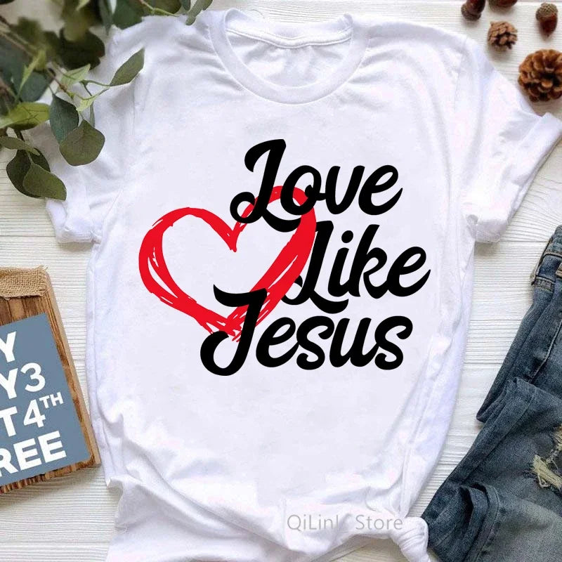 All My Hope Is in Jesus Graphic Print T-Shirt