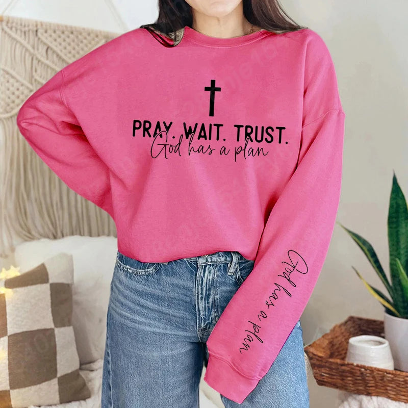 Uplifting Christian Quote Crewneck Sweatshirt