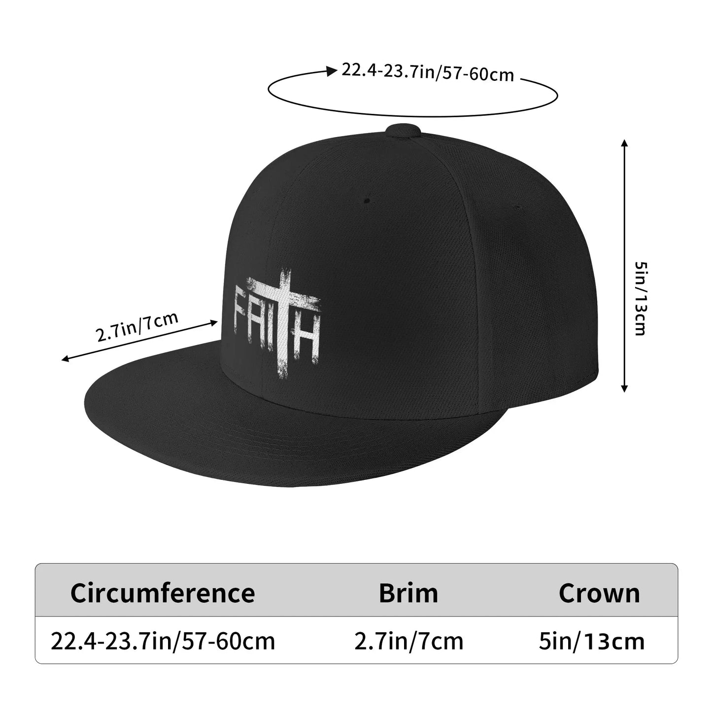 God Preacher Jesus Believer Hiphop Flat Baseball Cap