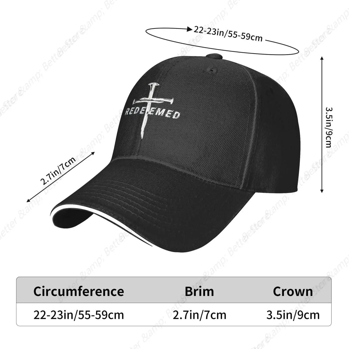 Jesus Christ Christian Redeemed Cross Cap