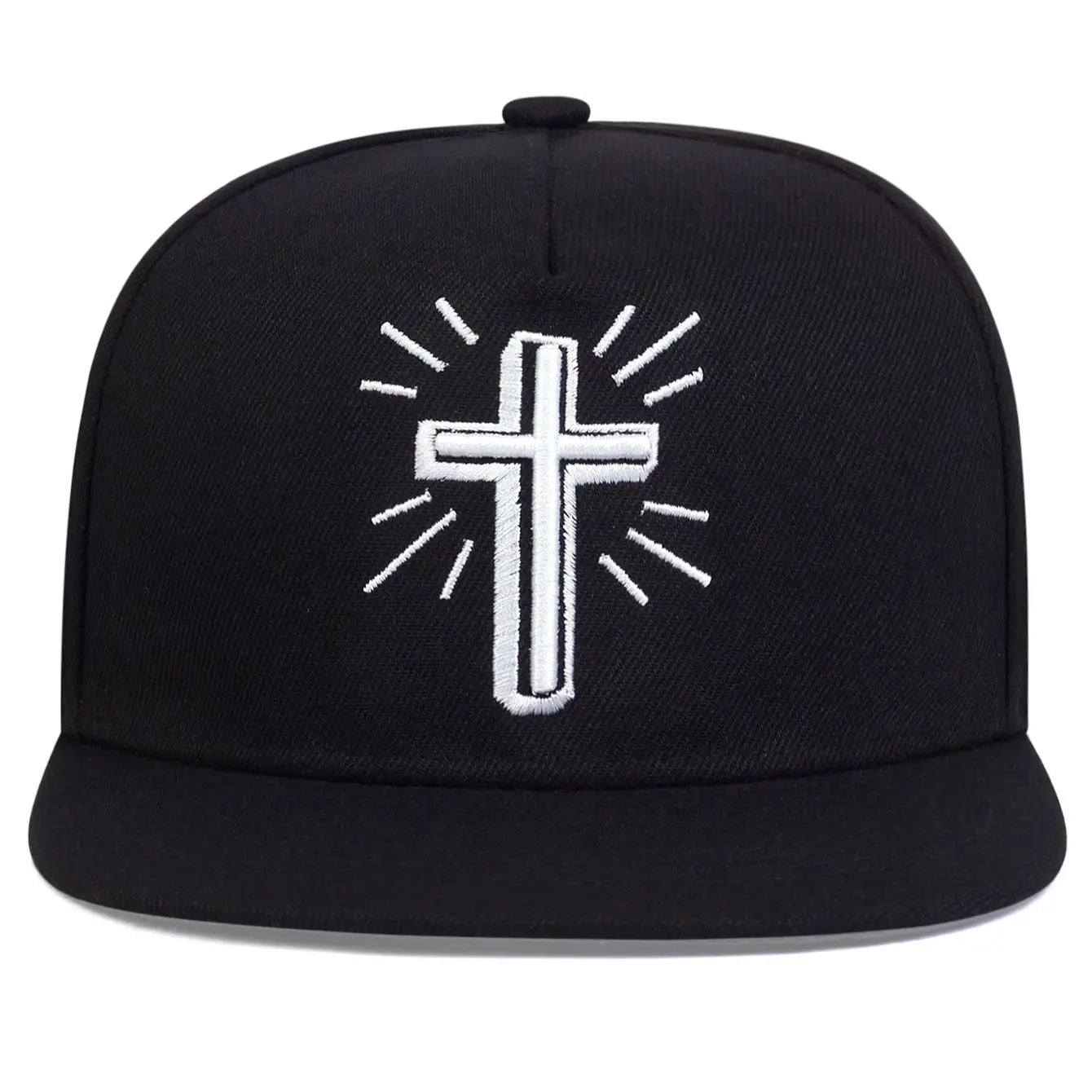 Jesus Cross Embroidery Trucker Cap