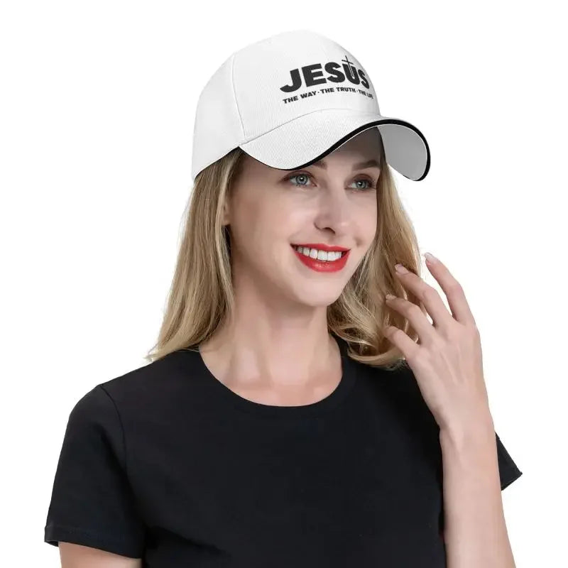 Jesus Christ The Way The Truth The Life Baseball Cap