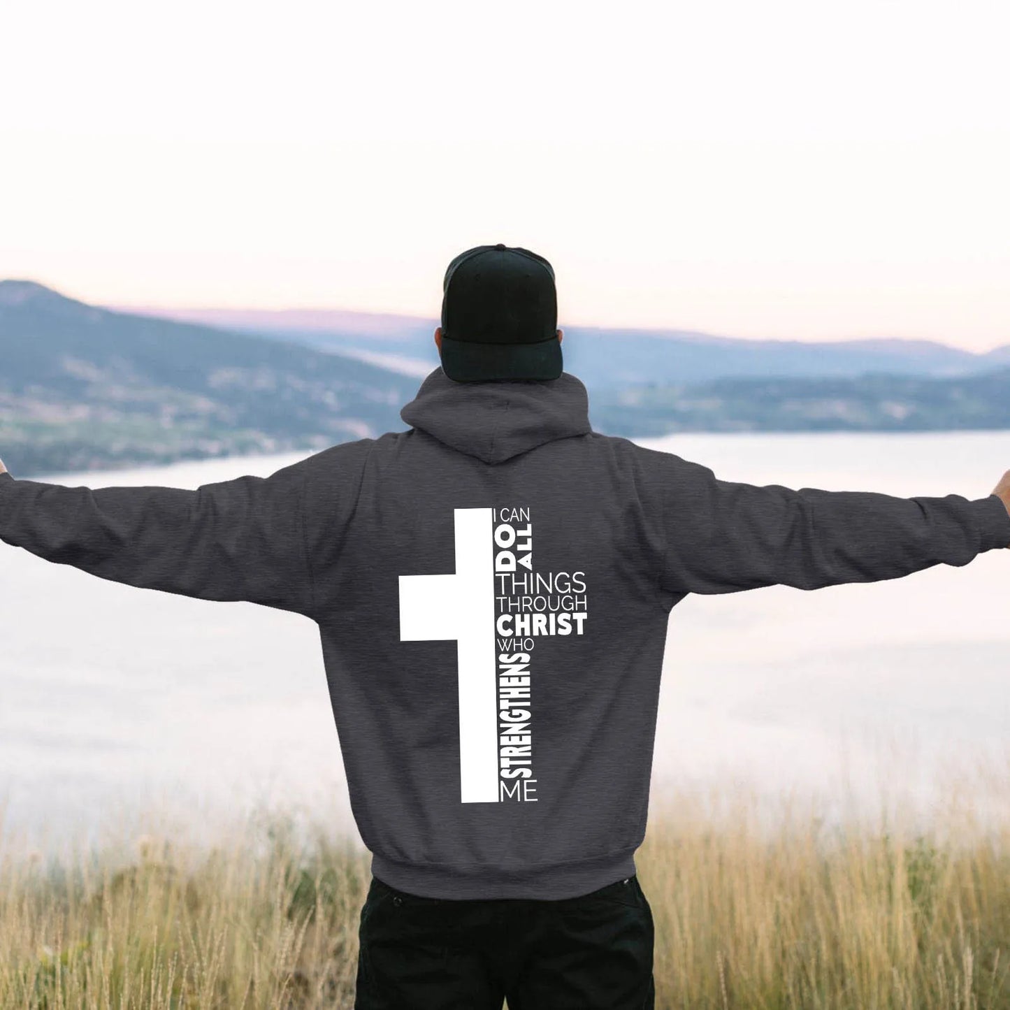 The Christian Cross Long Sleeve Hoodies