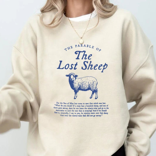 Parable of The Lost Sheep Bible Verse Sweatshirt