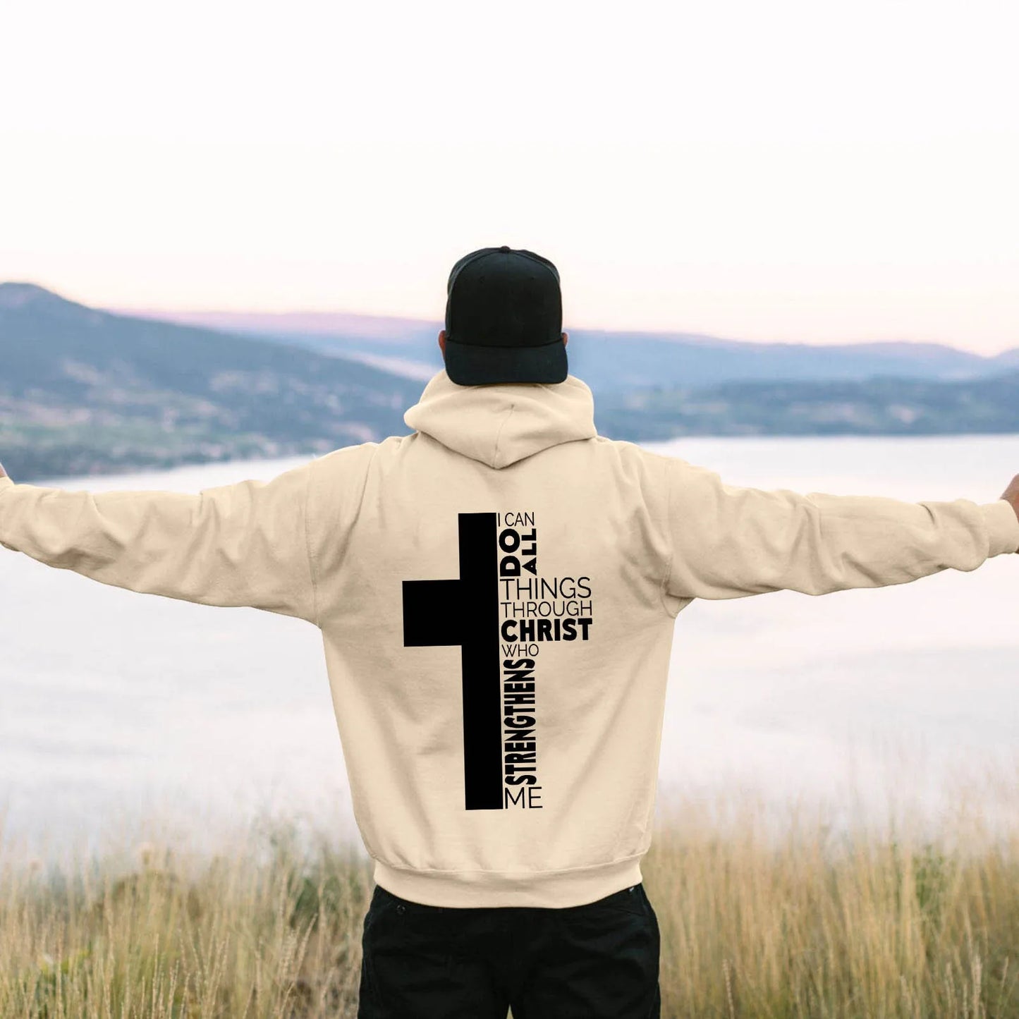 The Christian Cross Long Sleeve Hoodies