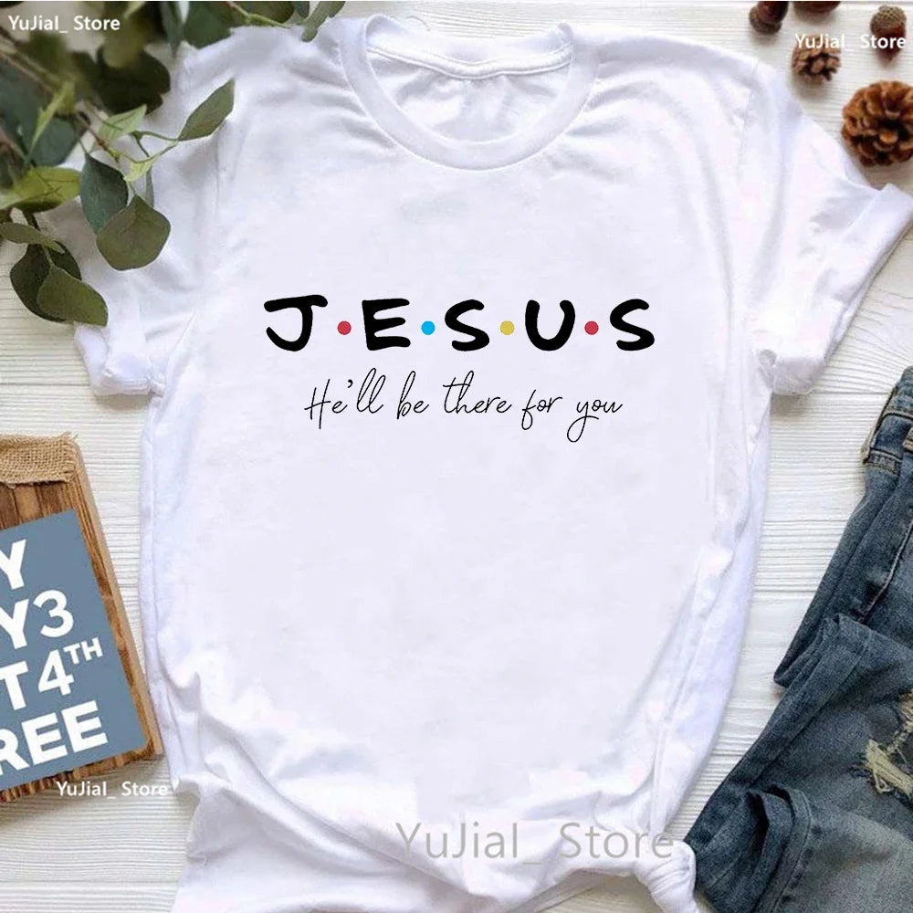 All My Hope Is in Jesus Graphic Print T-Shirt