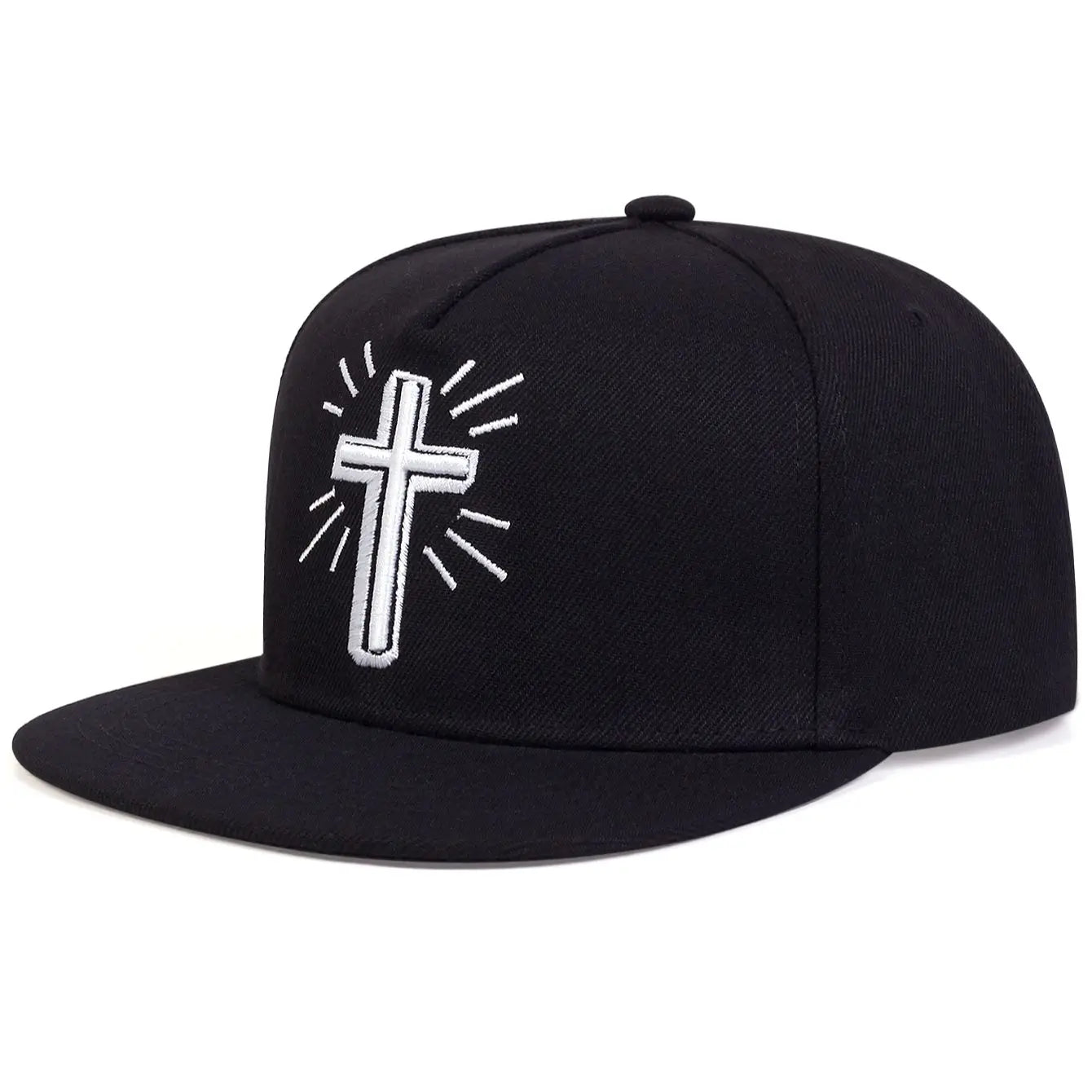 Jesus Cross Embroidery Trucker Cap