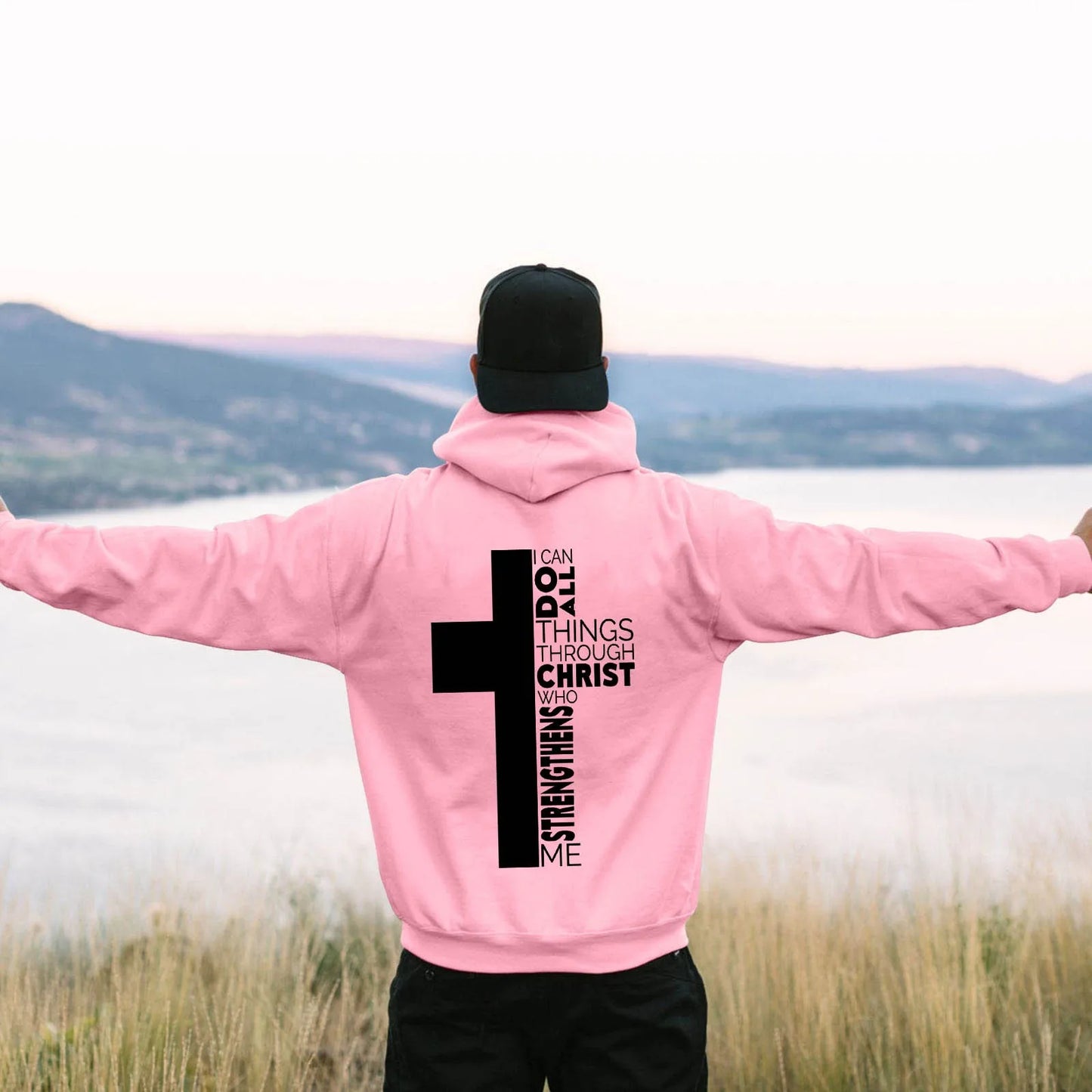 The Christian Cross Long Sleeve Hoodies