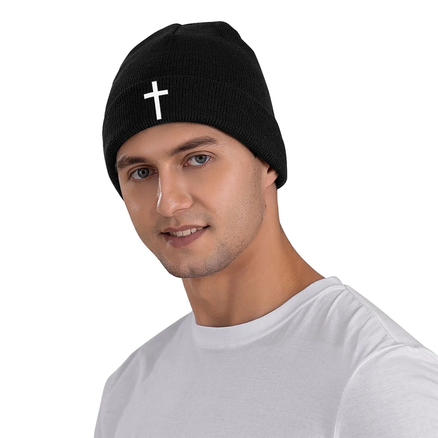 Custom Catholic Jesus Cross Beanie Cap