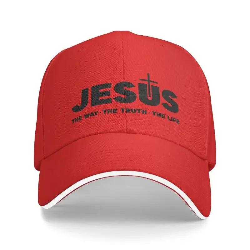 Jesus Christ The Way The Truth The Life Baseball Cap