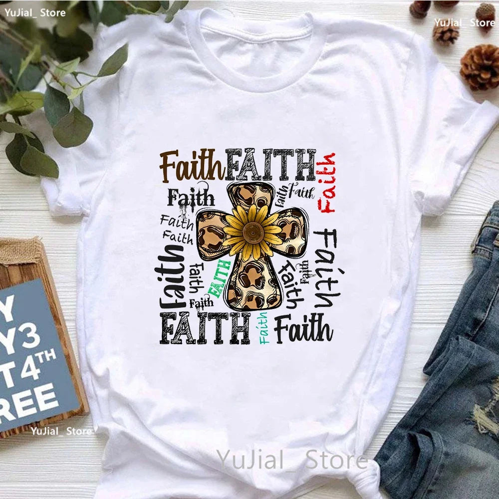 All My Hope Is in Jesus Graphic Print T-Shirt