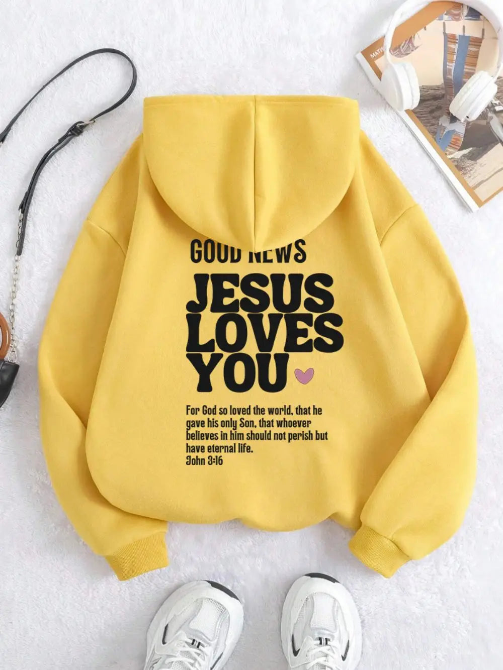 Good News Jesus Loves You Hoodies