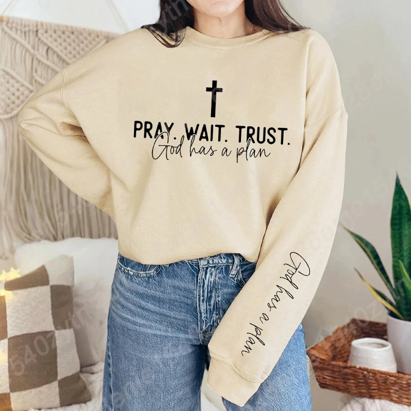 Uplifting Christian Quote Crewneck Sweatshirt