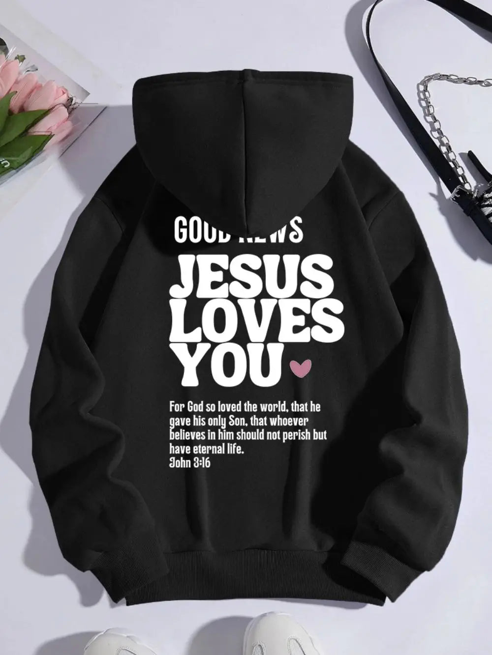 Good News Jesus Loves You Hoodies