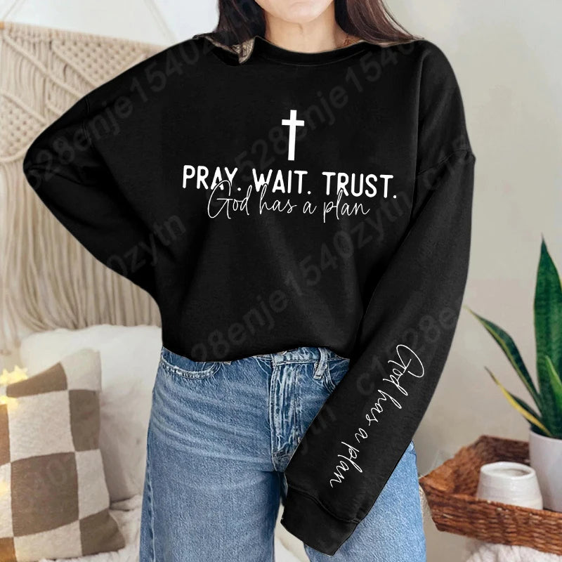 Uplifting Christian Quote Crewneck Sweatshirt