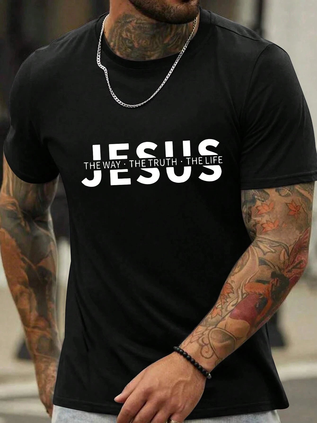 Jesus Men Cotton Tshirt