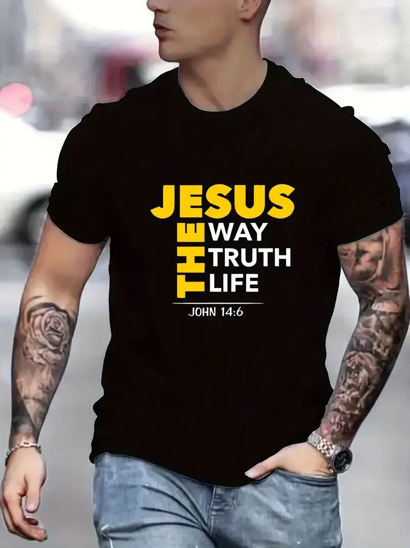 Jesus Print T Shirt