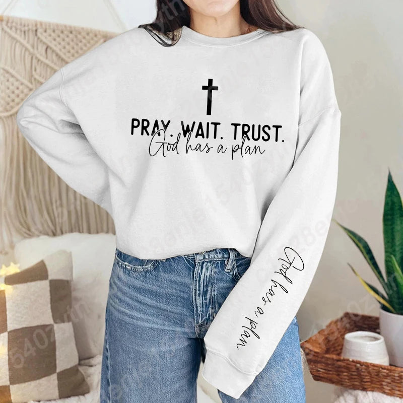 Uplifting Christian Quote Crewneck Sweatshirt