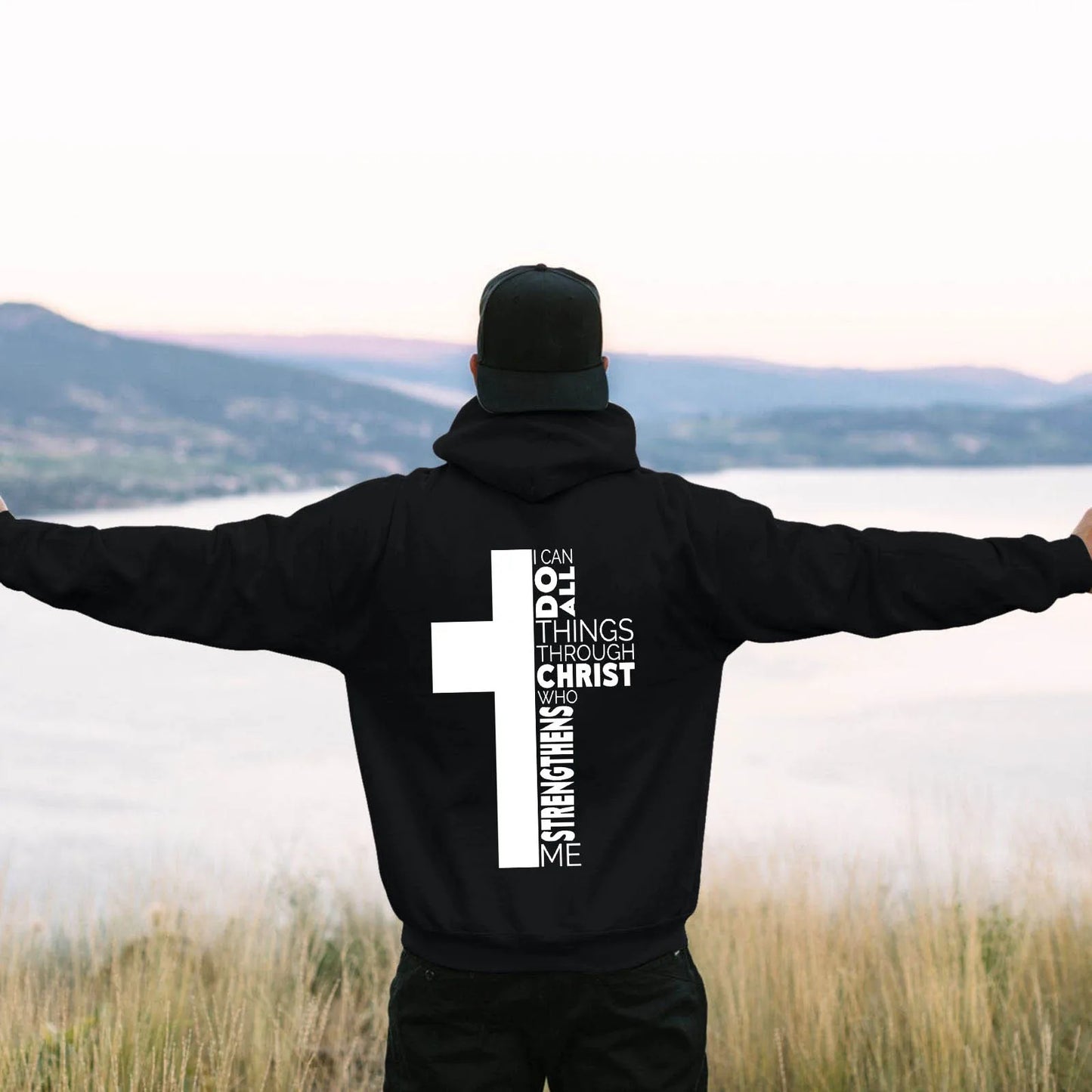 The Christian Cross Long Sleeve Hoodies