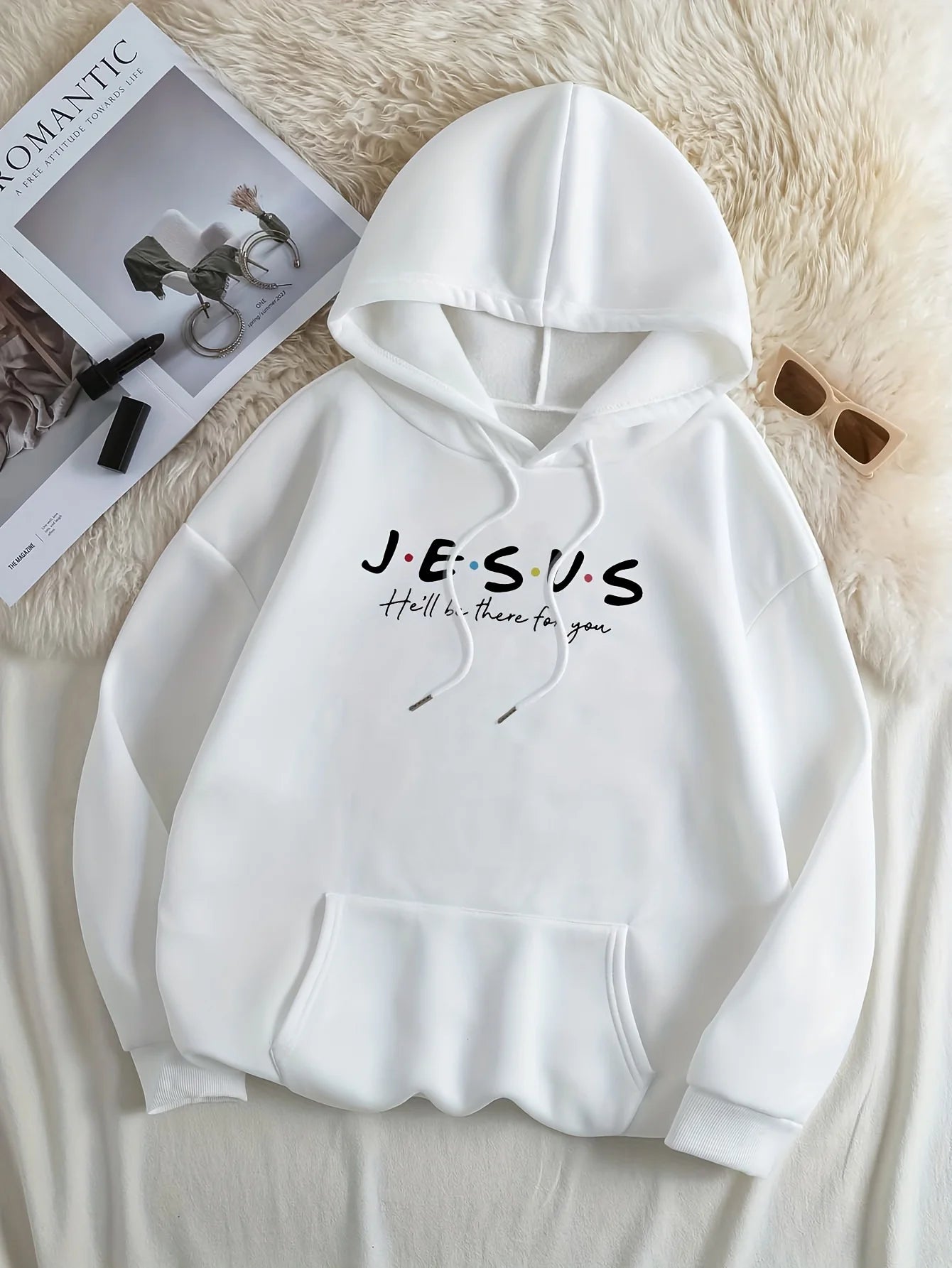 Jesus Print Hoodies