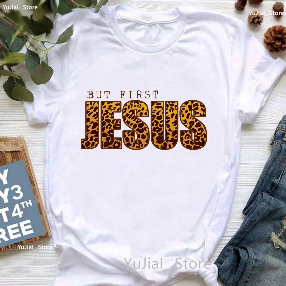 All My Hope Is in Jesus Graphic Print T-Shirt