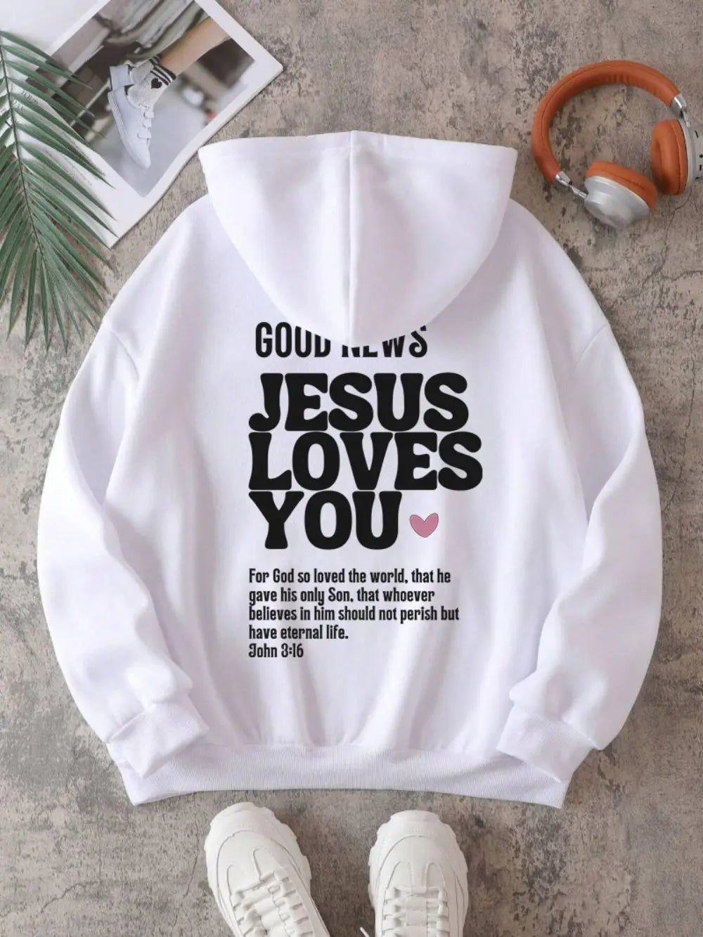 Good News Jesus Loves You Hoodies