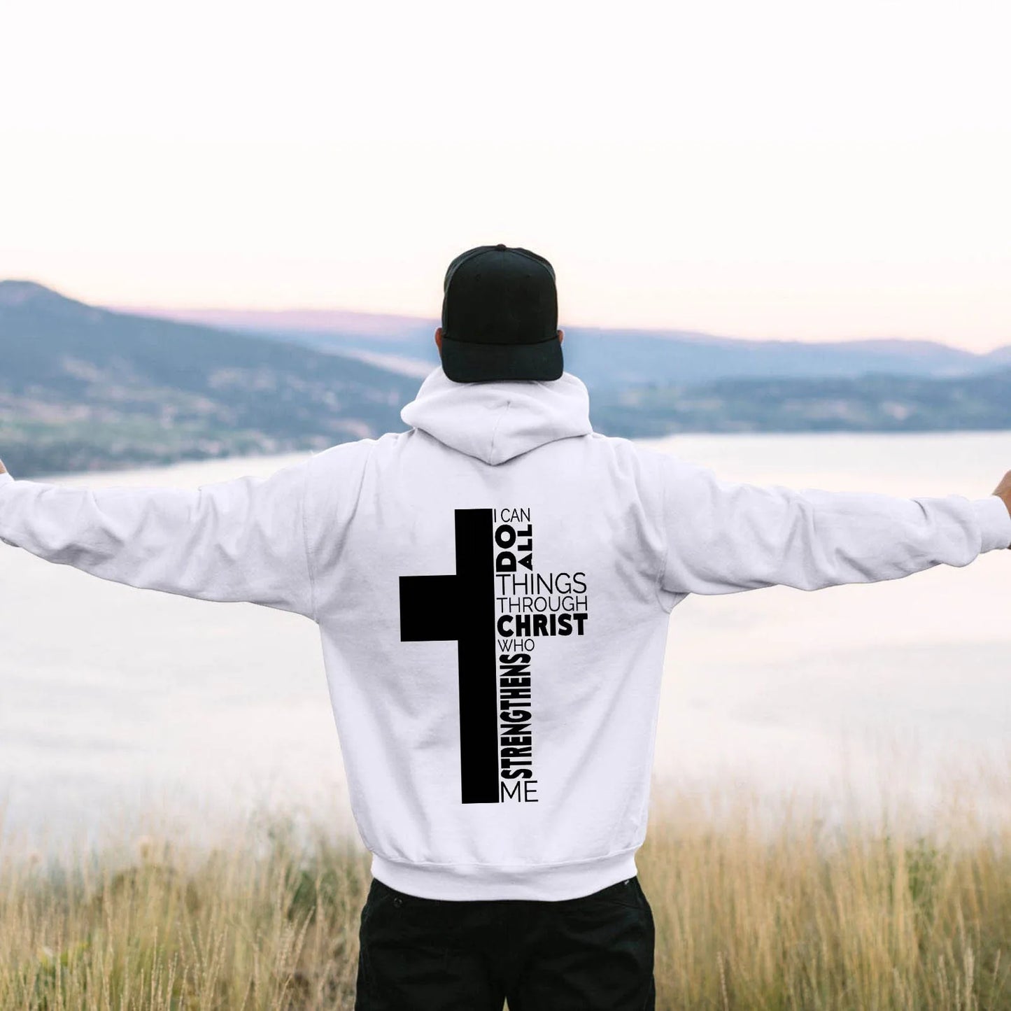 The Christian Cross Long Sleeve Hoodies