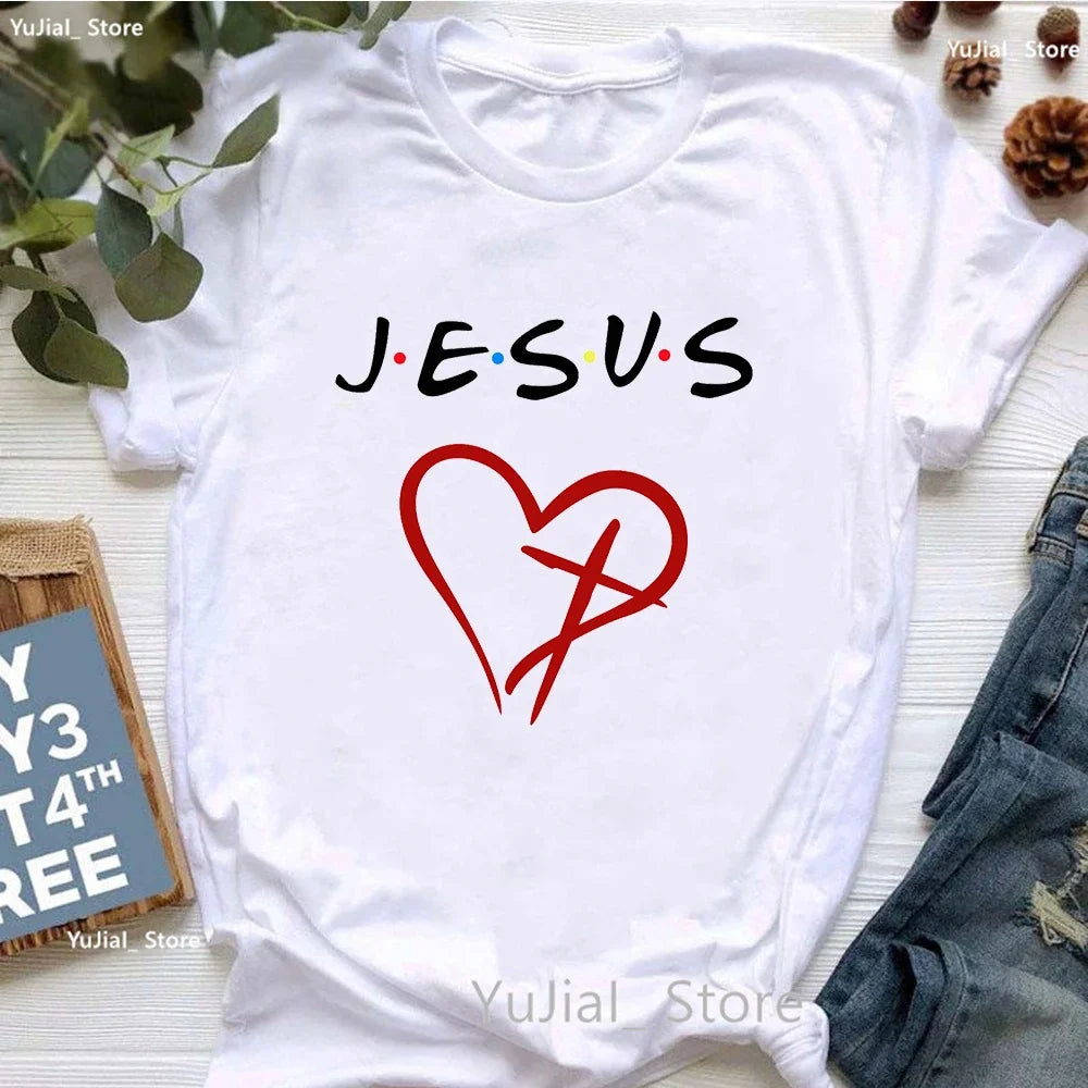 All My Hope Is in Jesus Graphic Print T-Shirt