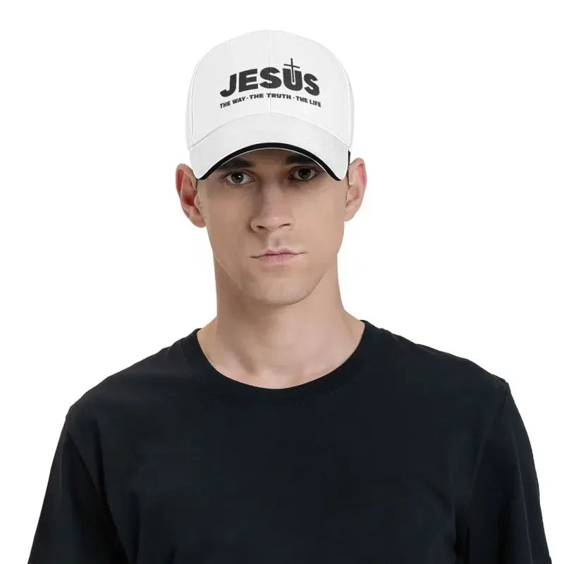 Jesus Christ The Way The Truth The Life Baseball Cap