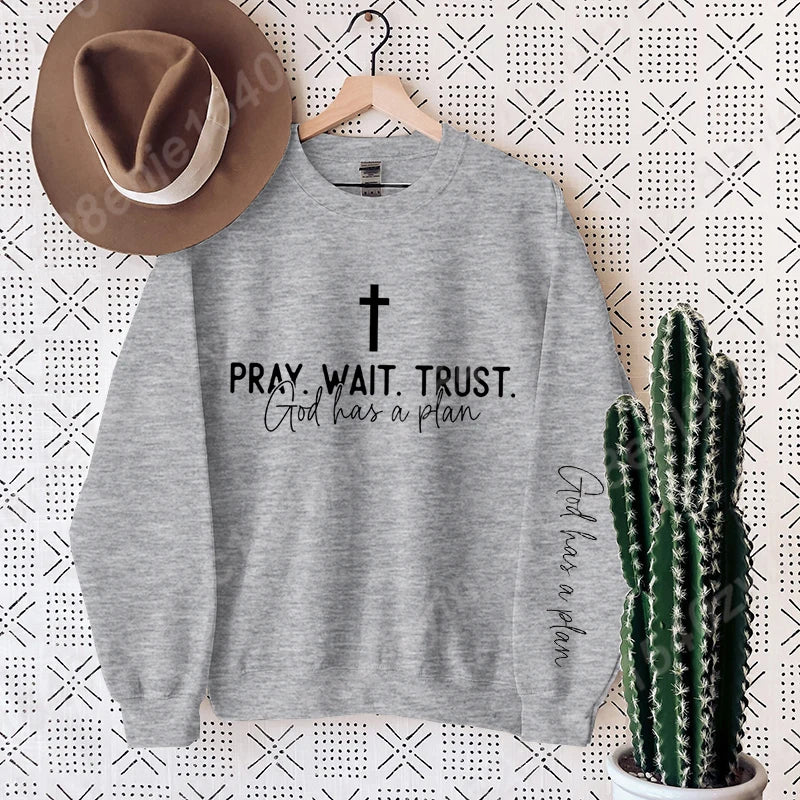 Uplifting Christian Quote Crewneck Sweatshirt